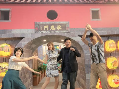 臺北館舉辦造勢活動，邀請觀傳局長劉奕霆以及臺北女孩阿喜，結合時下臺北最受歡迎SWI