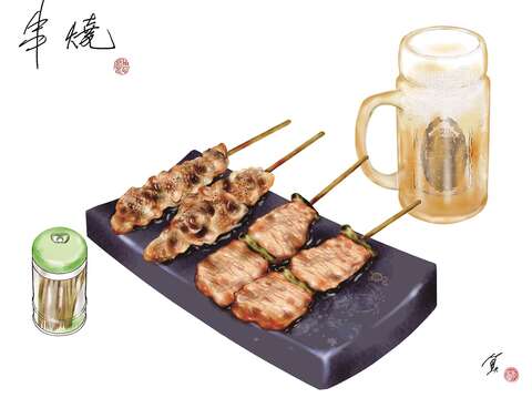 飲食叫賣文化的小確幸(台北畫刊108年11月)