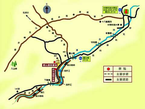 九如社區漫遊地圖