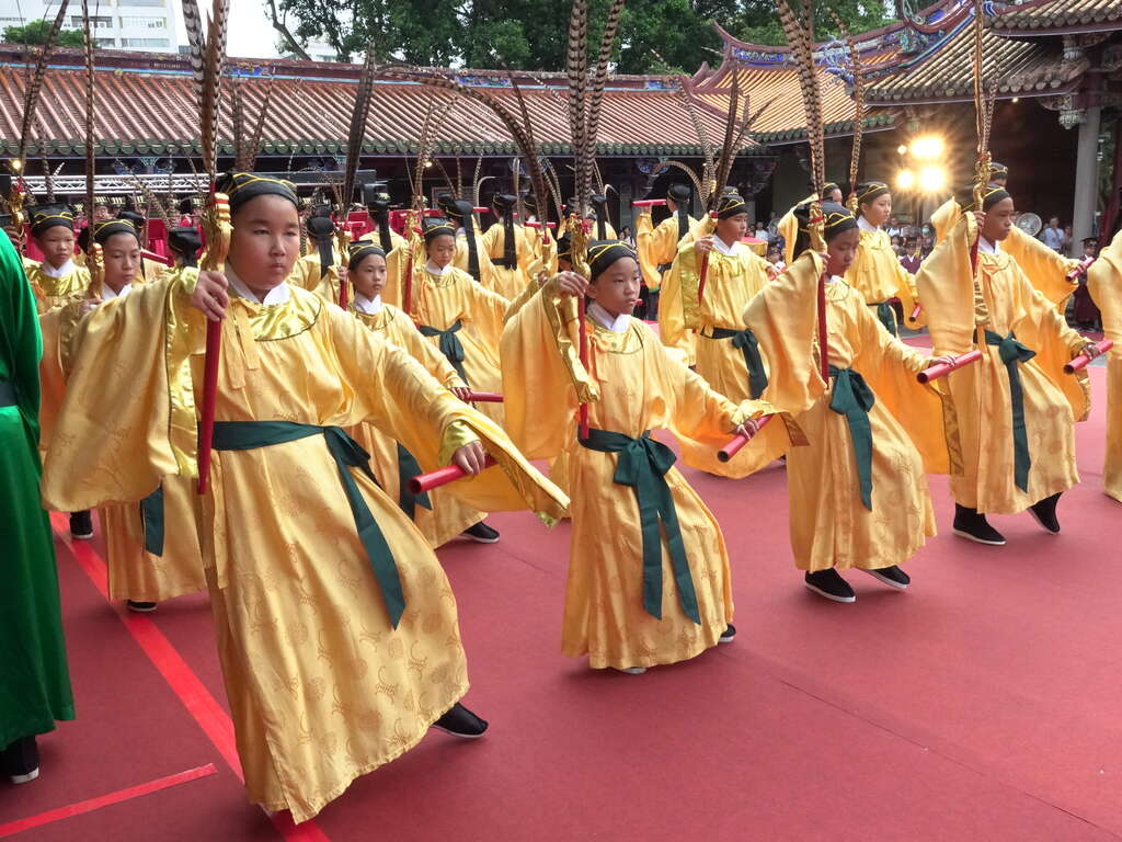 孔子誕辰釋奠典禮03-釋奠典禮佾生呈現三獻舞