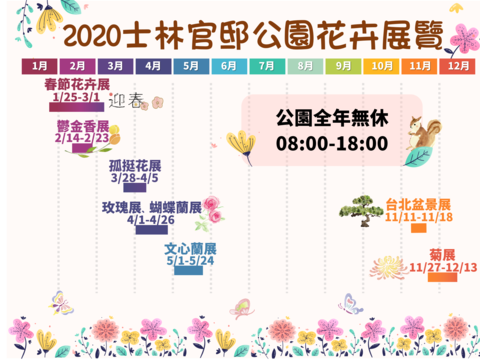 2020年士林官邸公園花卉展覽