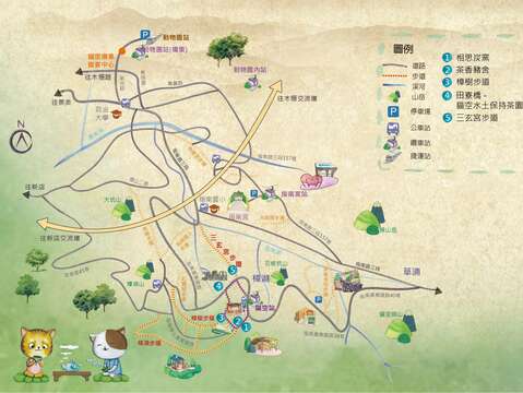 貓空社區漫遊地圖