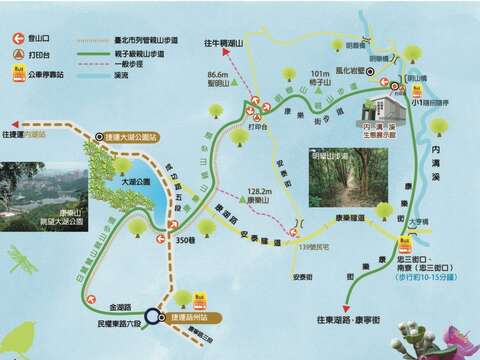 內溝溪周邊地圖