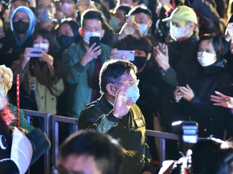 市長柯文哲臺北燈節大進場。.JPG