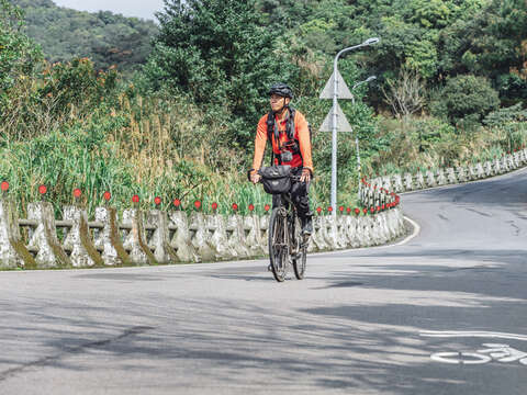 Shosho thinks the climb at Fengguizui is the biggest challenge for many cyclists in Taipei. (Photo / Samil Kuo)