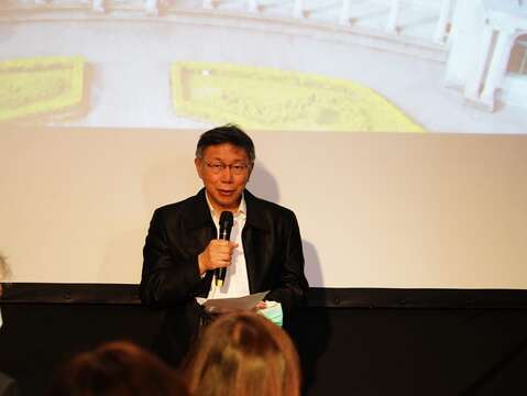 市長於影片首映會致詞
