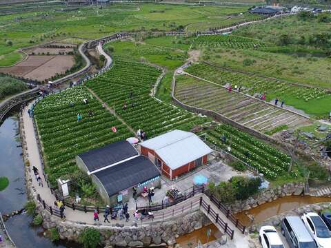 頂湖步道空拍貌