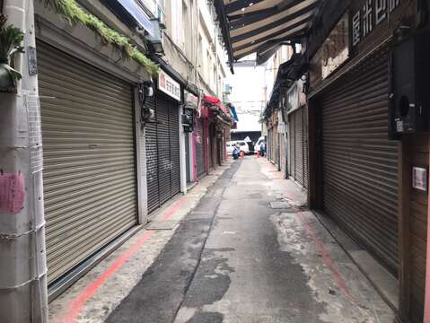 圖5士林區安平街路面更新施工前對照
