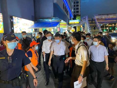 柯市長視察公館夜市-水源市場