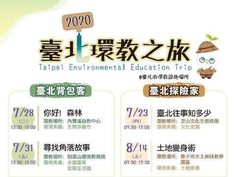 臺北環教之旅海報