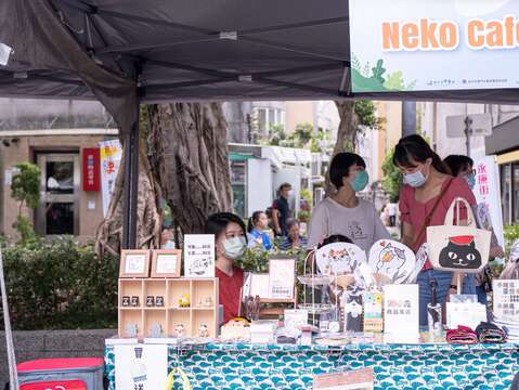 永康商圈店家neko cafe參與永康優店市集