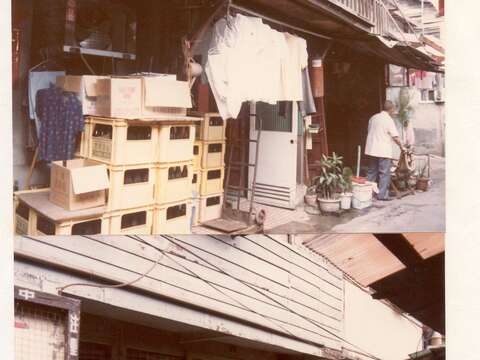 公園開闢前的違章建築