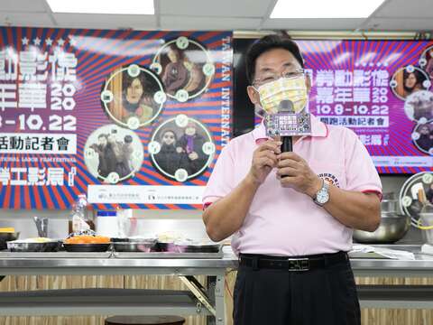 糕餅業職業工會吳宗雄理事長致詞