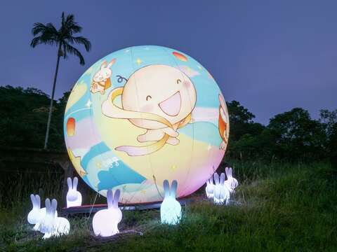 菁桐古蹟「石底大斜坑」燈光藝術裝置_夢幻銀河 (1)-2
