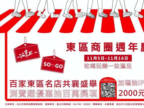 東區商圈週年慶活動主視覺