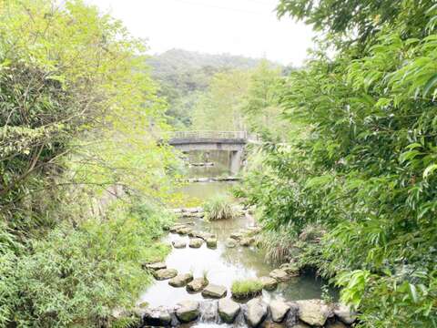 四分溪雙心造型跳石步道