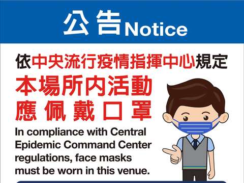 TRTC: Mandatory Face Mask Policy at Affiliated Venues Effective Dec. 1