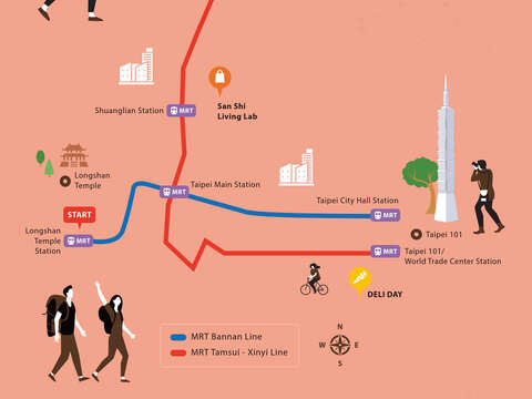 Reduce Your Carbon Footprint at Three Famous Taipei Locations