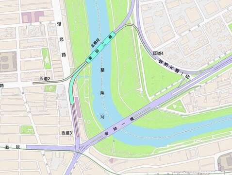 「麥帥二橋鋼構油漆防蝕塗裝改善工程」工程範圍