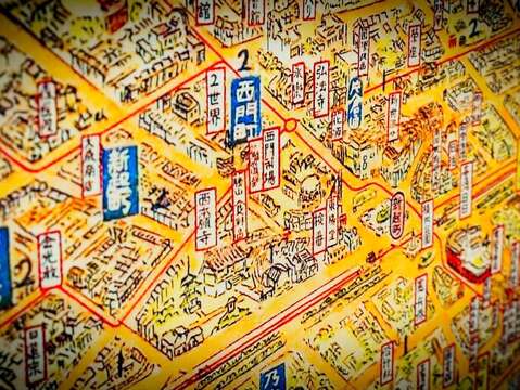 古地圖中標示之西本願寺