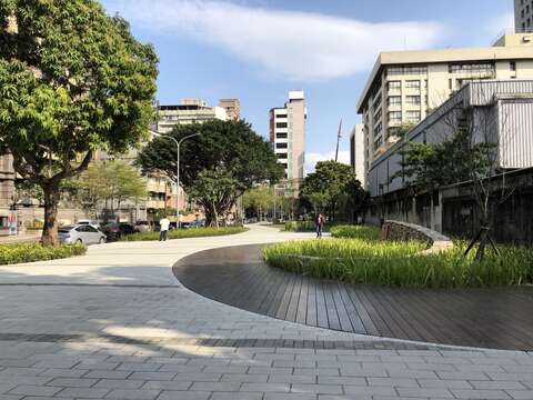 金杭公園舊刑場前方蛻變成展演舞台