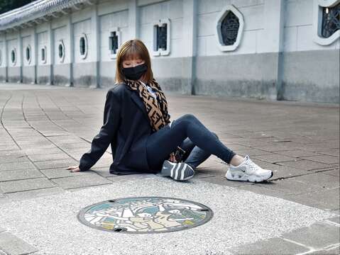 中正區特色人孔蓋-自由之風