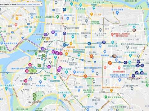 臺北蓋水電子地圖