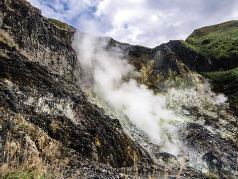 小油坑は七星山の登山口であり、陽明山の人気撮影スポットでもあります。(写真/Andrew Haimerl)
