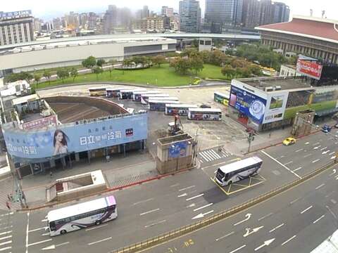 臺北行旅廣場東基地的前身-國光客運臺北西站(臺北市政府都市發展局提供)