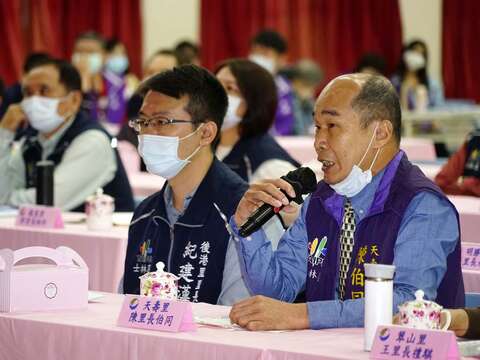 市長與里長市政座談會-天壽里里長發言_高讚賢攝