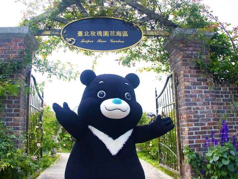 2021臺北玫瑰展找來可愛的熊讚為花季宣傳