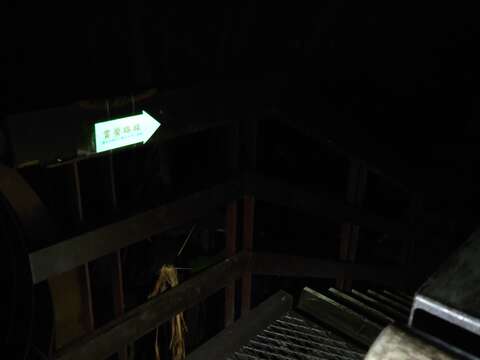 虎山賞螢路線沿線設置自導式指引(夜間螢光)