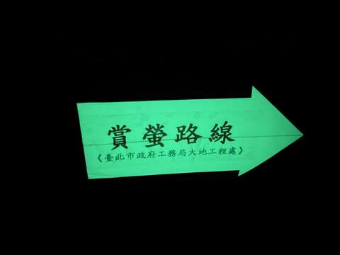 螢光自導式指引