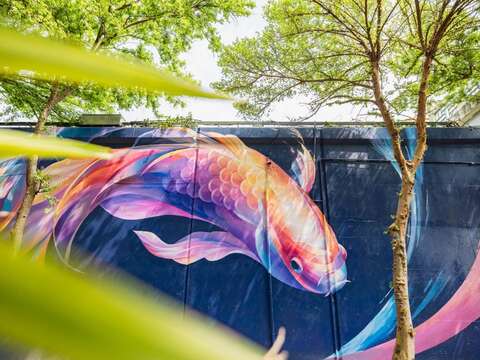 New Artwork Decorates Keelung River No. 5 Evacuation Gate