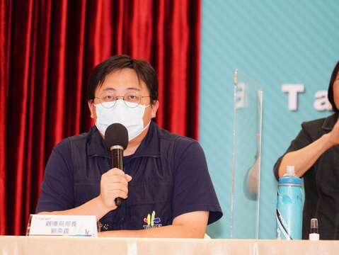 觀傳局局長發言_疫情記者會_劉佳雯攝