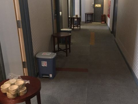 相關防疫設備準備就緒