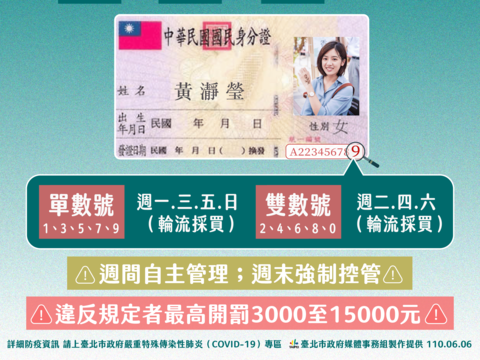 Poster on vaccination reservation guideline for individuals 85 or older