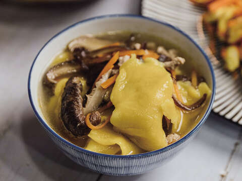 カボチャの中華風すいとん
