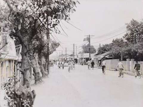 美援道路紀錄-羅斯福路三段拓築工程施工前 (照片來源：臺灣歷史博物館典藏網)