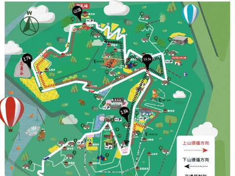 上下山指引