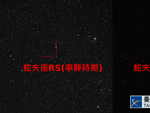 RS OPH爆發前後影像