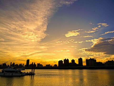 大稻埕碼頭夕照