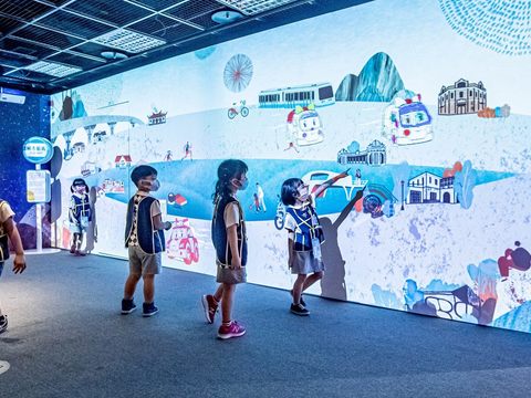 台北探索館「台北無圍牆博物館特展─波力玩台北」透過趣味滿點的互動遊戲，認識台北無圍牆博物館的故事