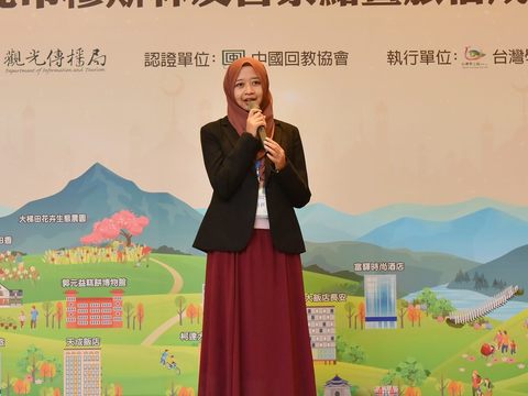 台科大印尼籍學生Novi分享臺北旅遊環境對穆斯林朋友友善且便利。