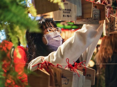 2021台北燈節特別規劃繪馬祈福區 民眾寫下心中願望