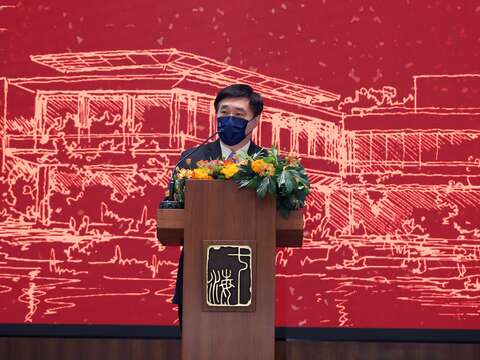 前臺北市長郝龍斌致詞