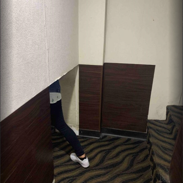 實際案例，民眾陳情入住某日租套房，入住時才知道為地下室，須鑽過僅半人高之孔洞