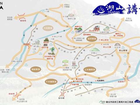 湖山社區地圖