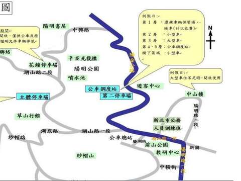 停車場示意圖