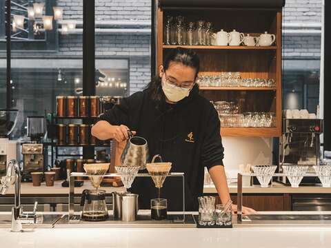 台北では台湾各地で育てられたコーヒーが味わえます。